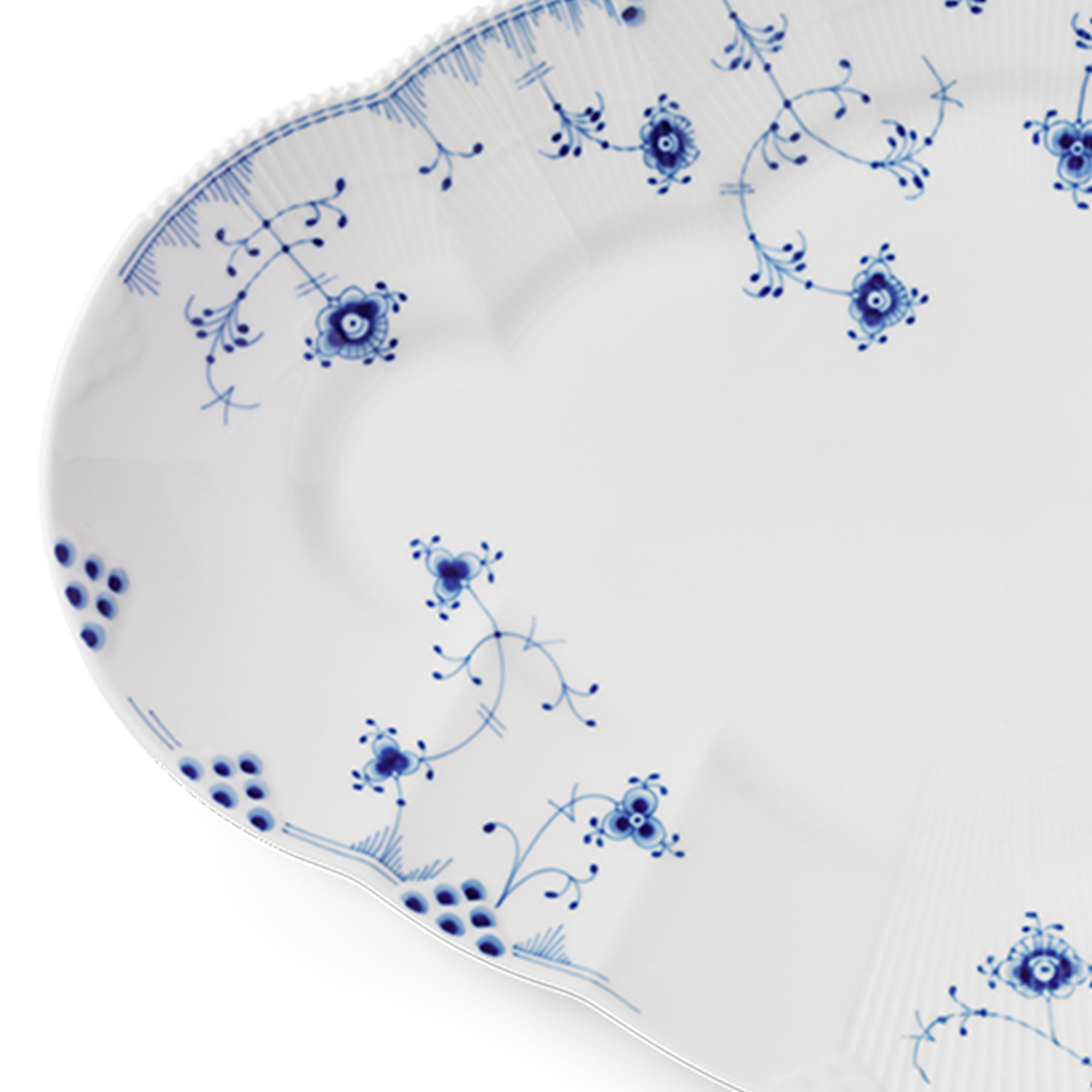 Zoom billed af Blå Elements Fad 48 cm